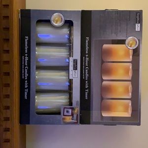 NIB - 2 Boxes - Flameless Candles with Timer